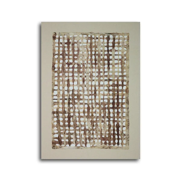 Ponderosa Amate Barkwood Decoupage Art | 20x28 Gallery Wrap | Elite Maison
