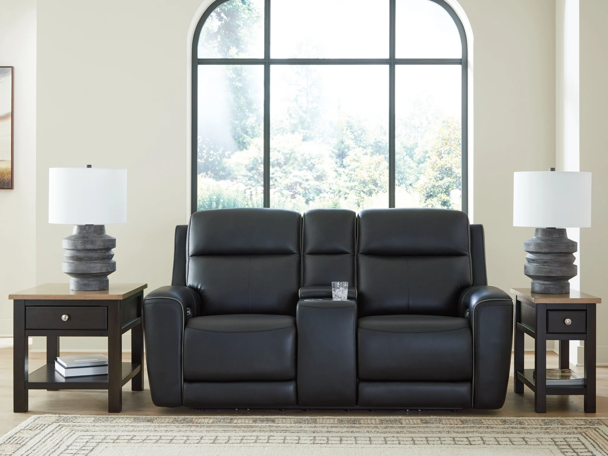 Power Reclining Loveseat With Console