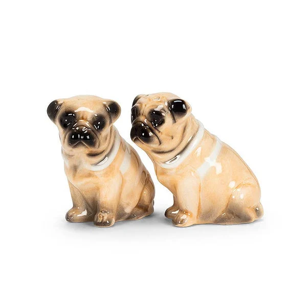 Pug Dog Salt & Pepper-3"H Perfect for Our Pug Fans!