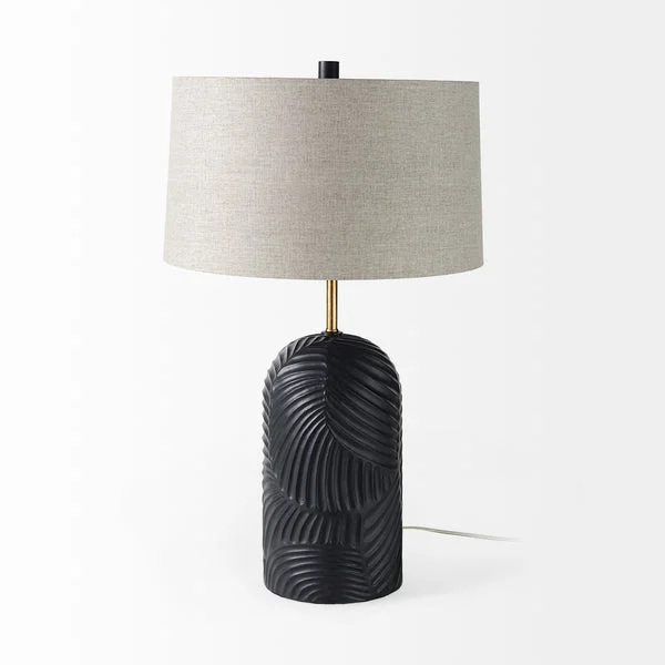 Quinn Table Lamp, Navy