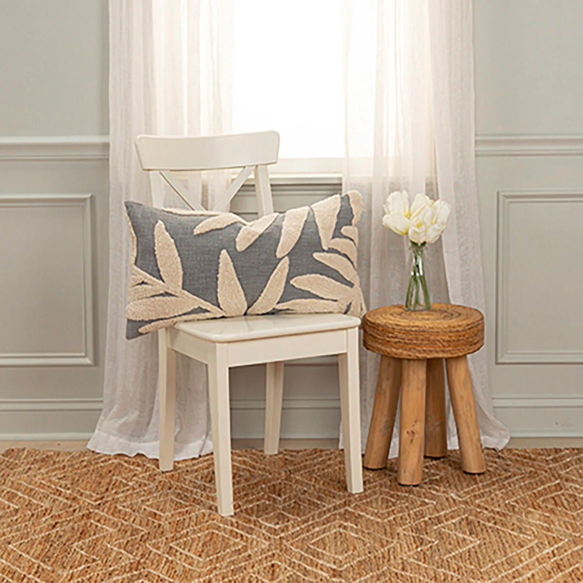 Rebecca Down Filled Lumbar Pillow