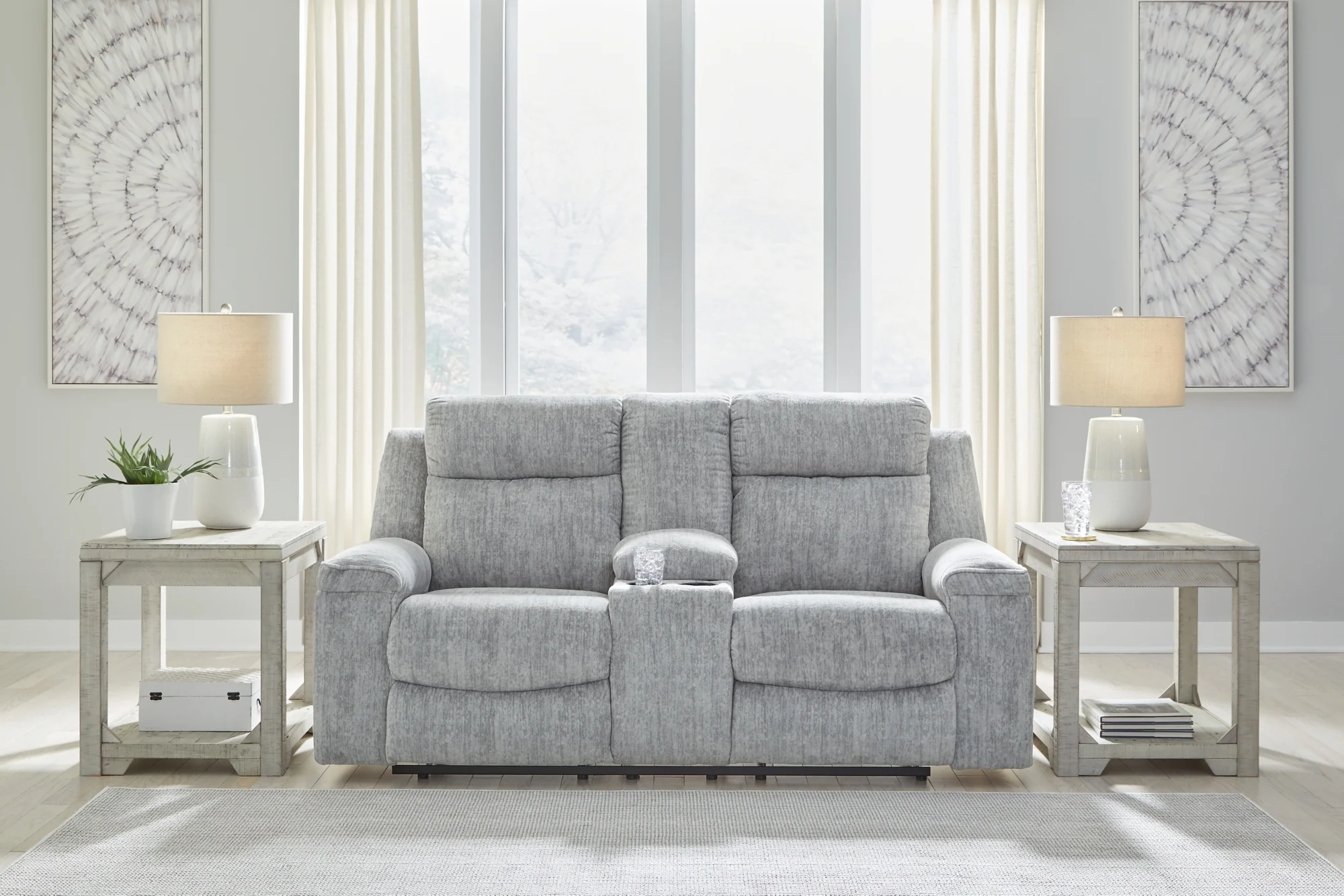 Reclining Loveseat With Console