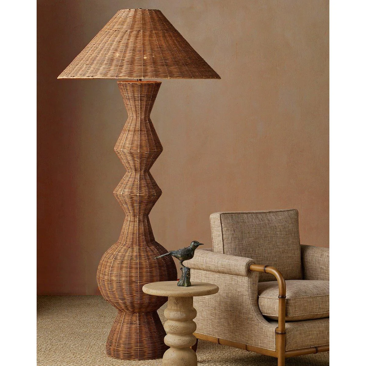 Reggie Rattan Floor Lamp