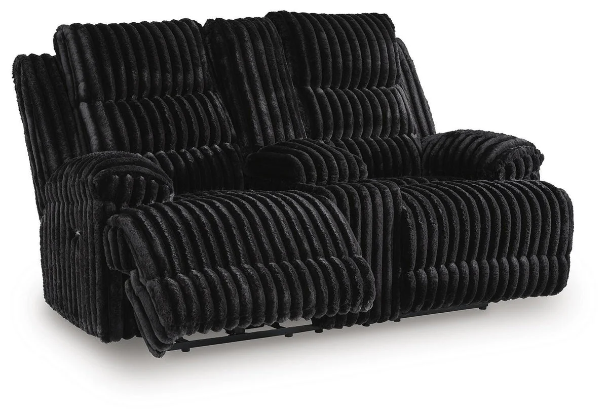 Rhine Falls Reclining Loveseat with Console
