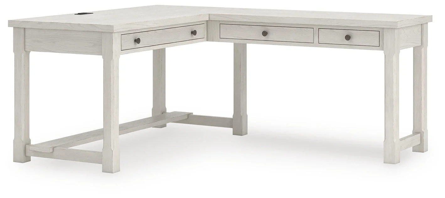 Robbinsdale L-Shaped Home Office Desk