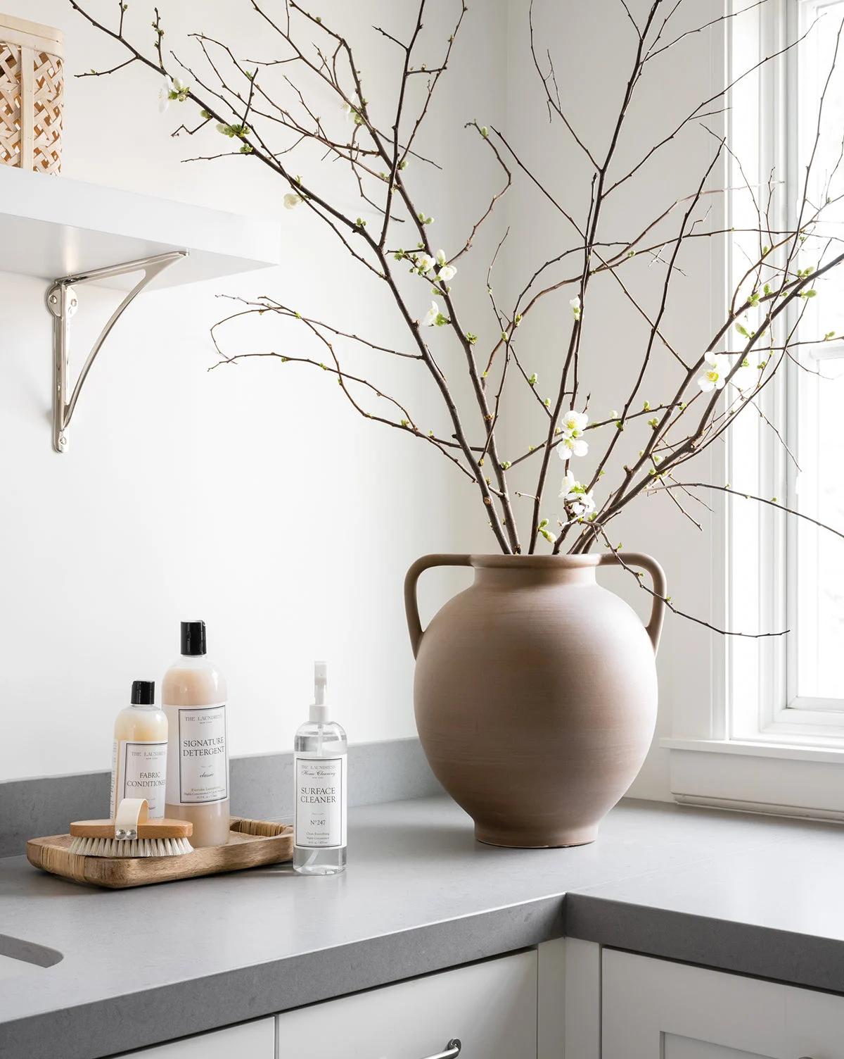 Rounded Dual Handled Vase