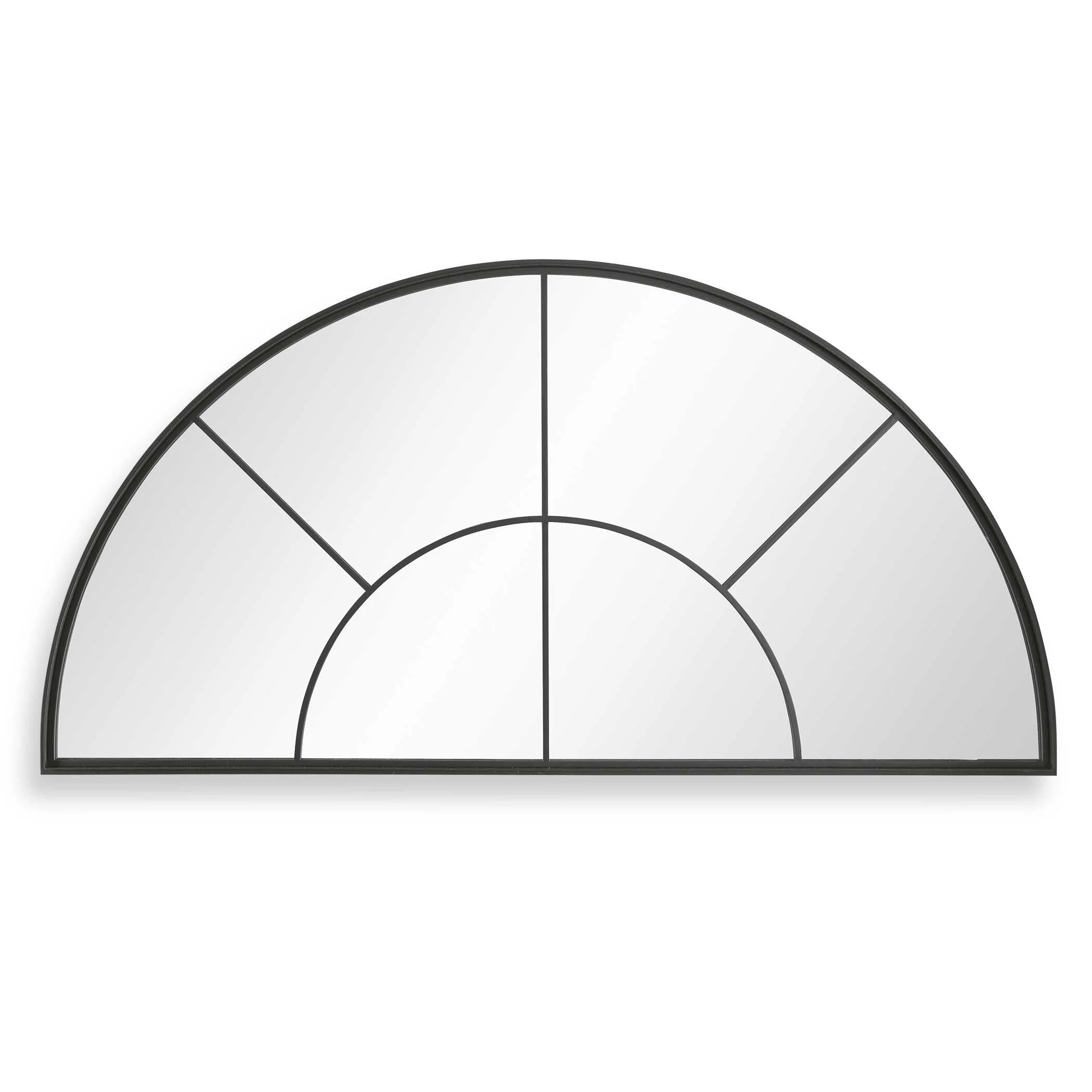 Rousseau Iron Window Arch Mirror