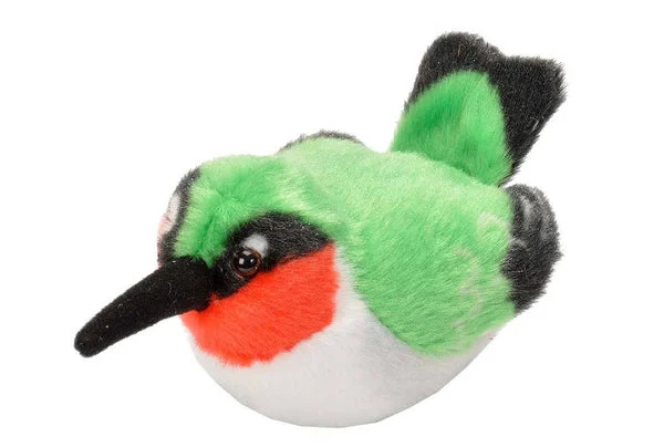 Ruby-Throated Hummingbird 5.5” Plush with Sound by Wild Republic Audubon II