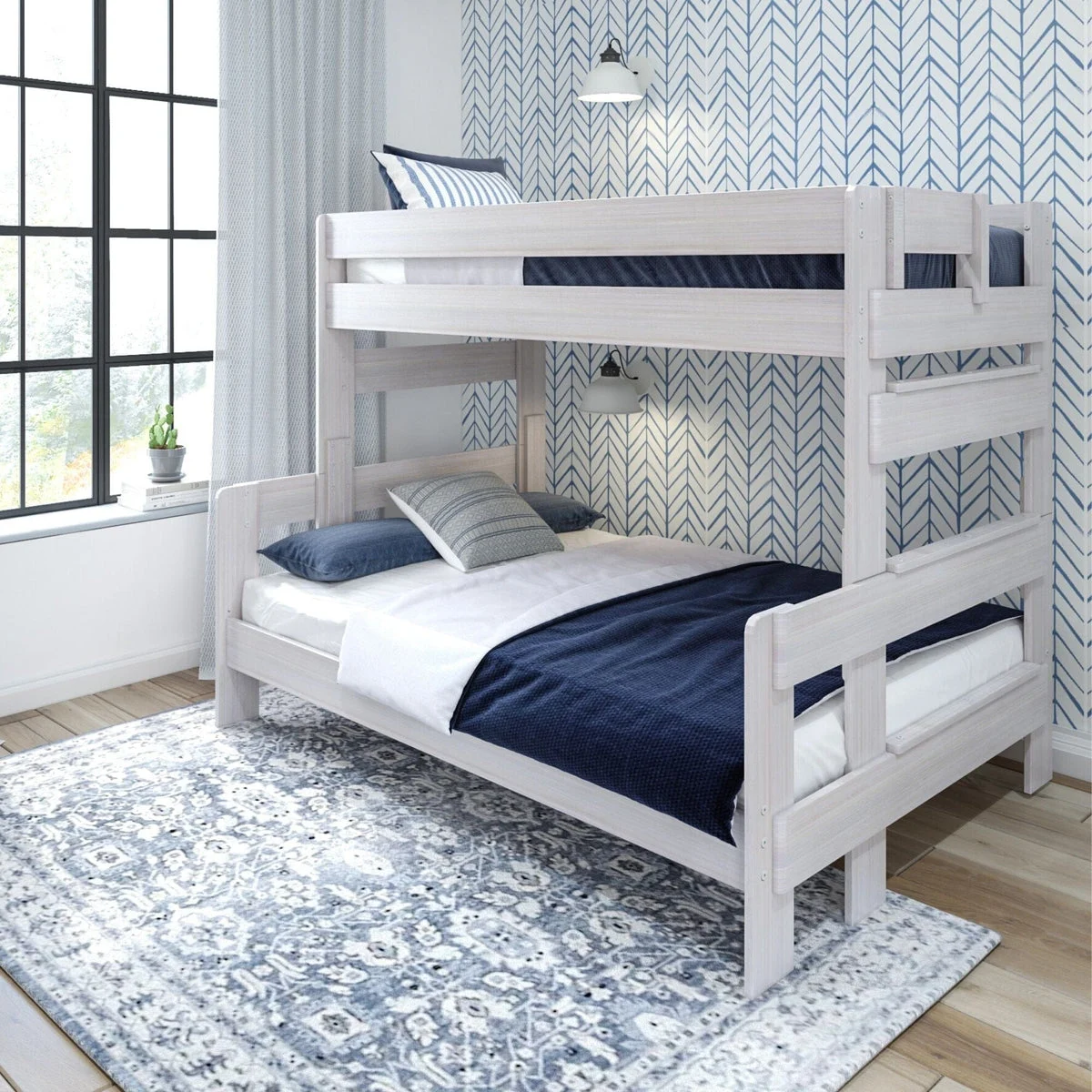 Rustic Twin over Full Bunk Bed