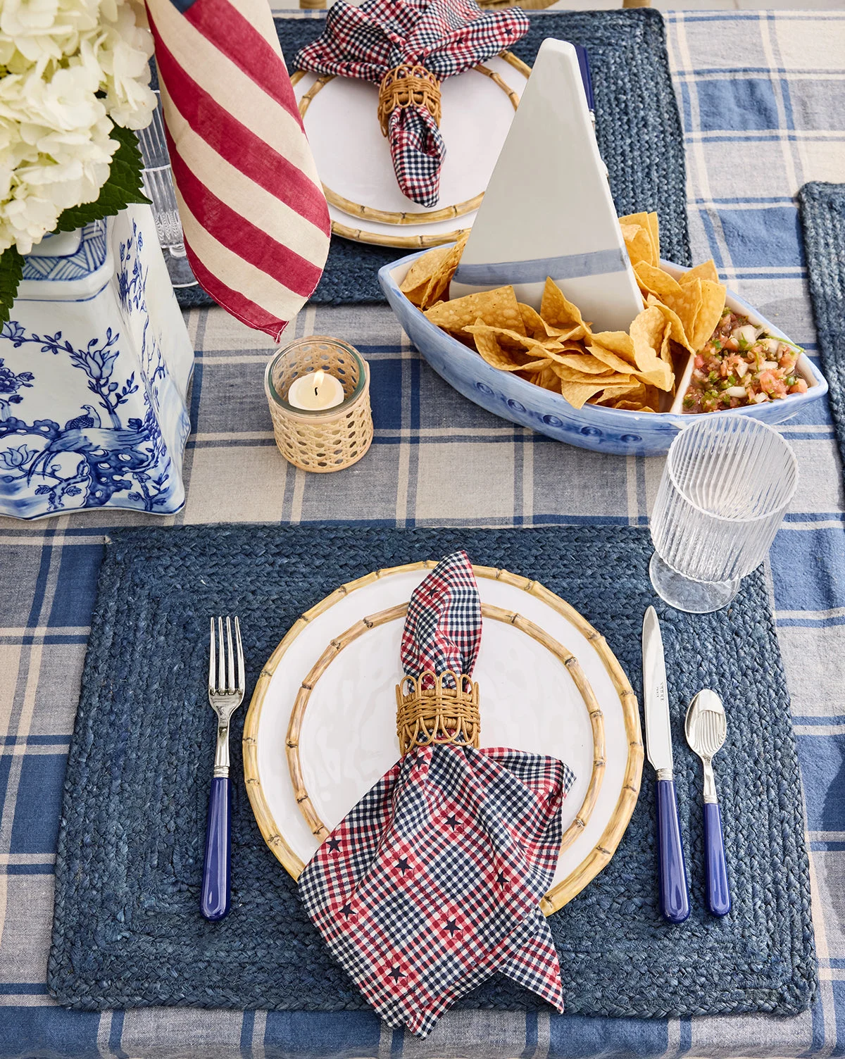 Sailboat Chip & Dip Dish