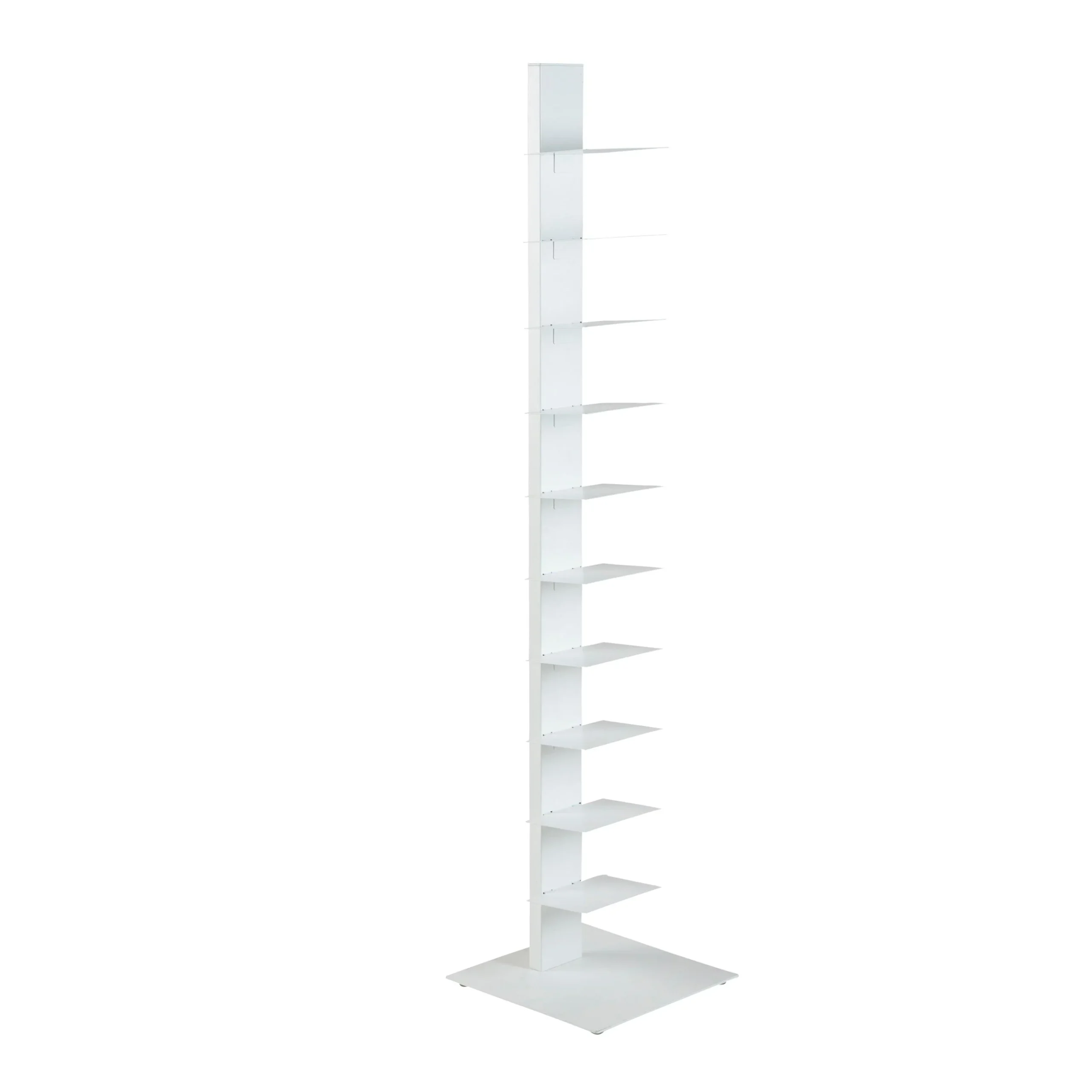 Sapiens 60" Bookcase/shelf/shelving Tower in White