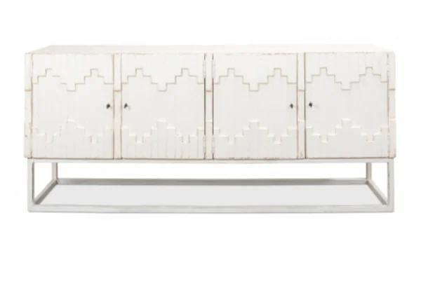 Sarreid Aztec Cabinet On Stand