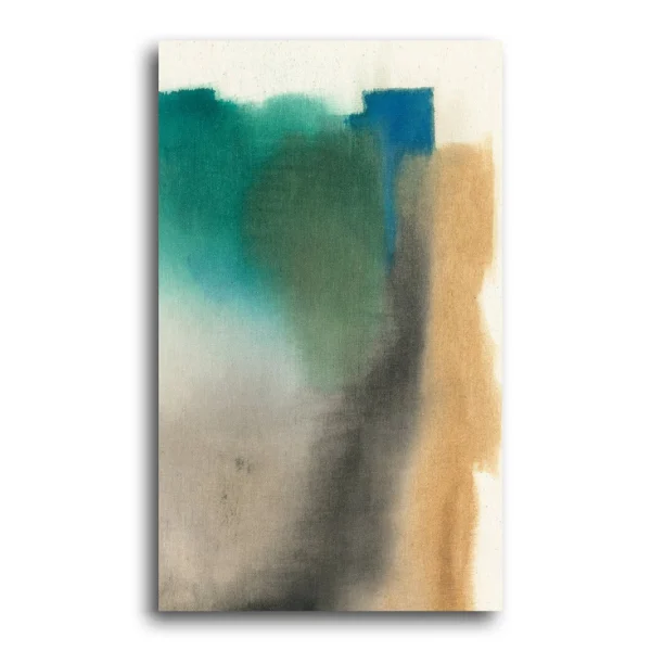 Saturate IV Mixed Media Art | 24x40 Gallery Wrap Pillar | Elite Maison
