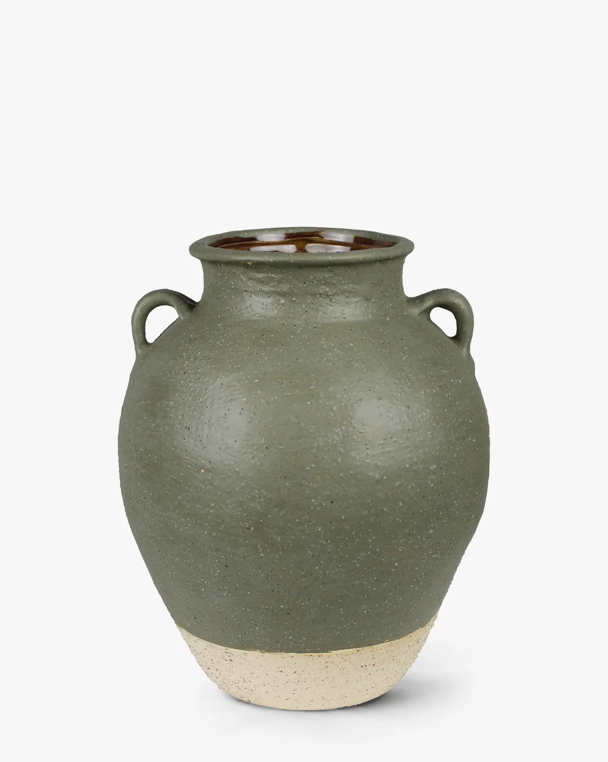 Small Handled Ceramic Pot