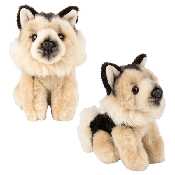 Small Sitting HEIRLOOM TREASURE GERMAN SHEPHERD Plush Puppy Dog 6{