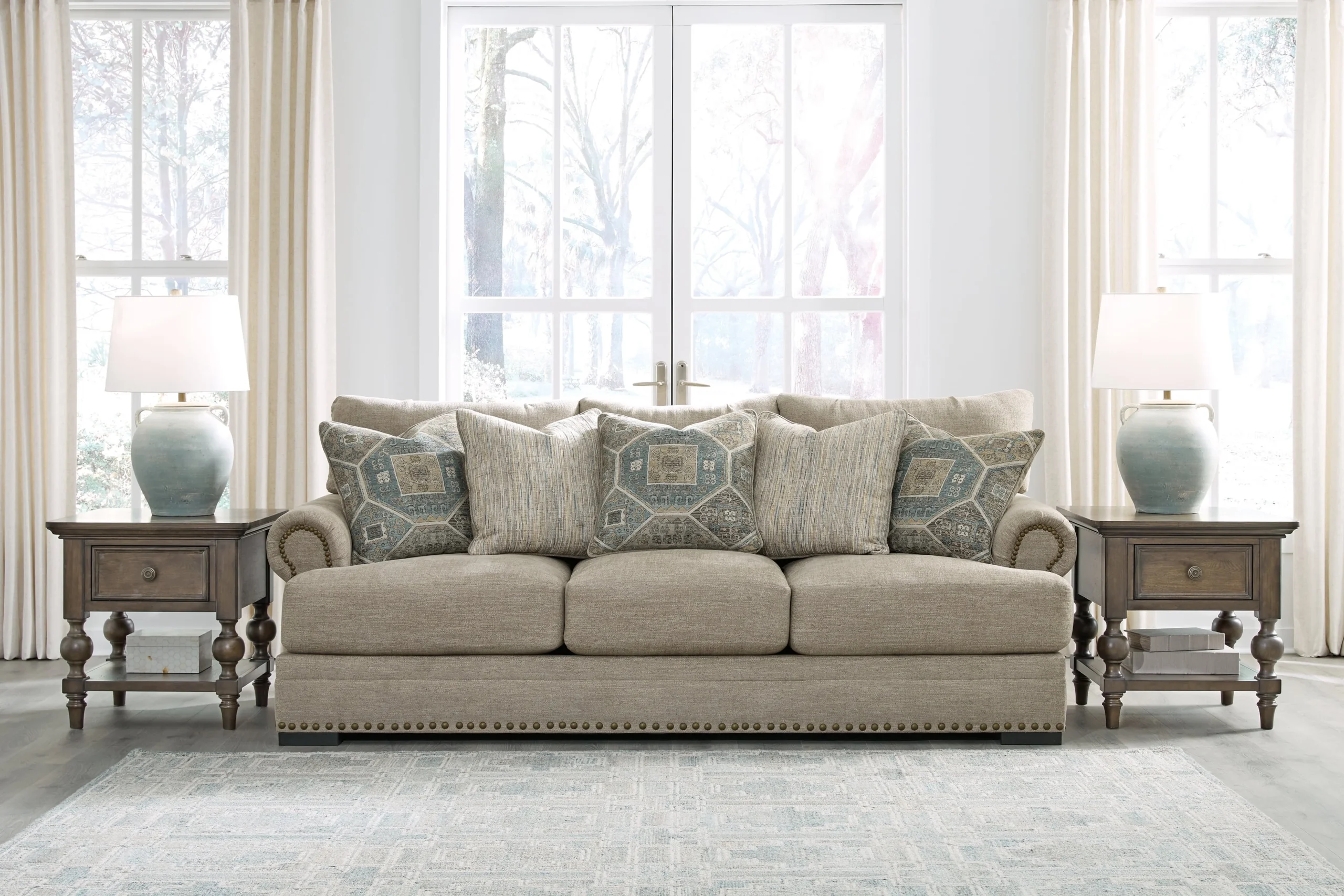 Sofa with Rolled Arms