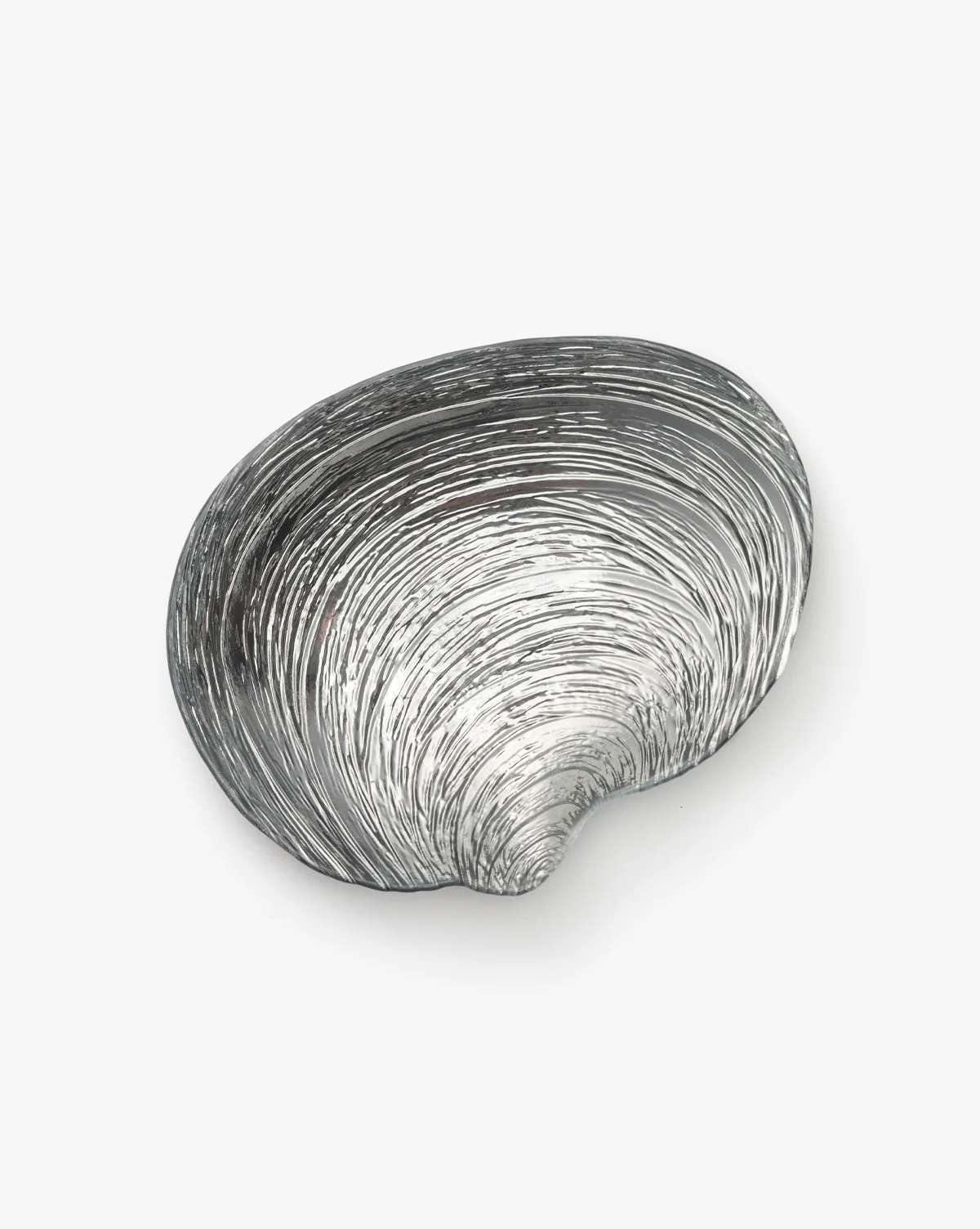 Specchio Shell Bowl in Silver
