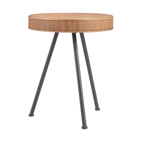 Stuart Side Table Natural | Organic Contrast & Architectural Clarity