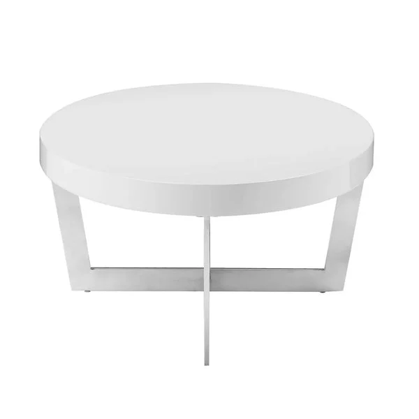 Tini Coffee Table | Oval Wood Veneer Coffee Table