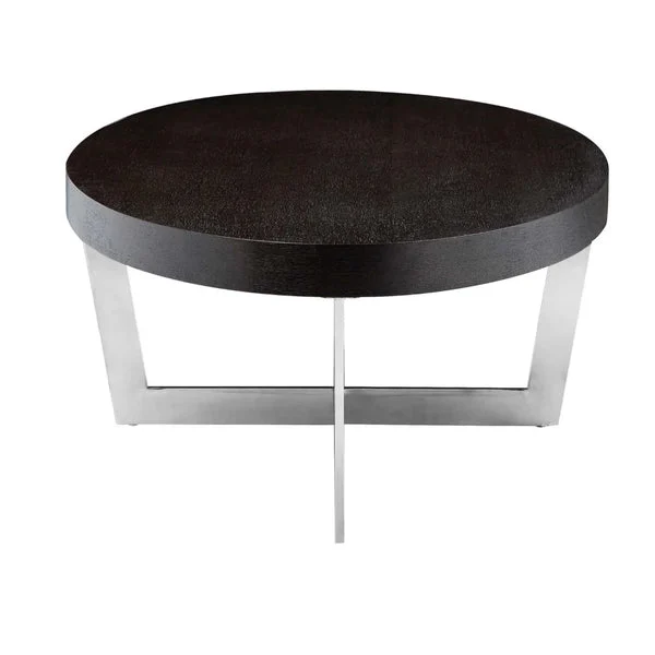 Tini Coffee Table | Oval Wood Veneer Wood Coffee Table