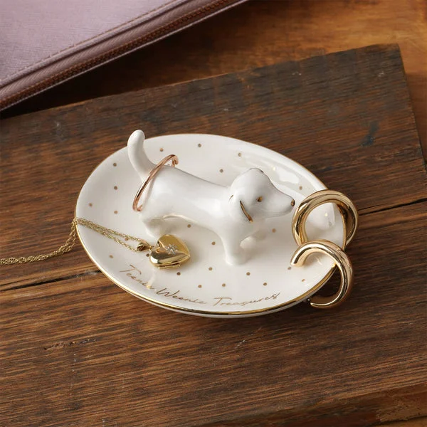 Top Dog 'Teenie Weenie Treasures' Dachshund Ring Dish