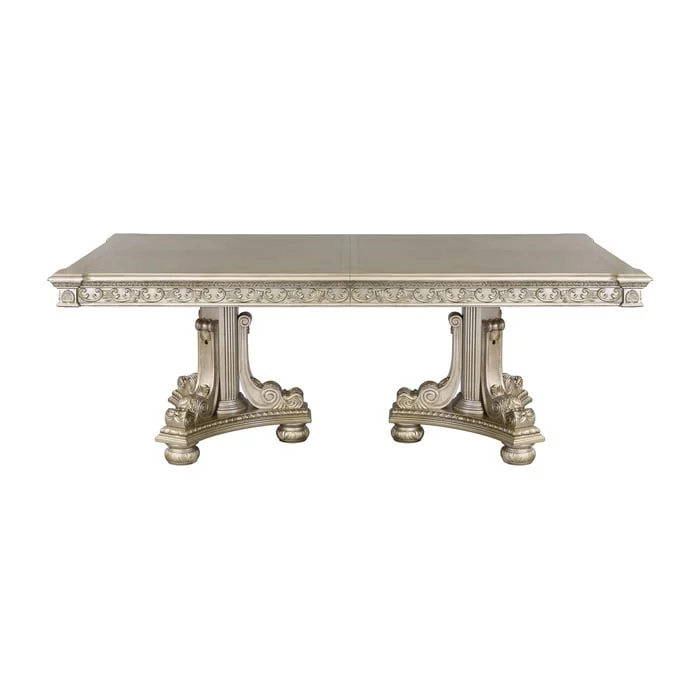 Traditional Dining Table with Separate Extension Leaves