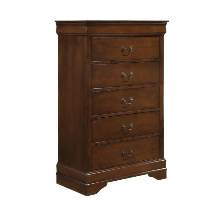 Traditional Five Drawer Chest