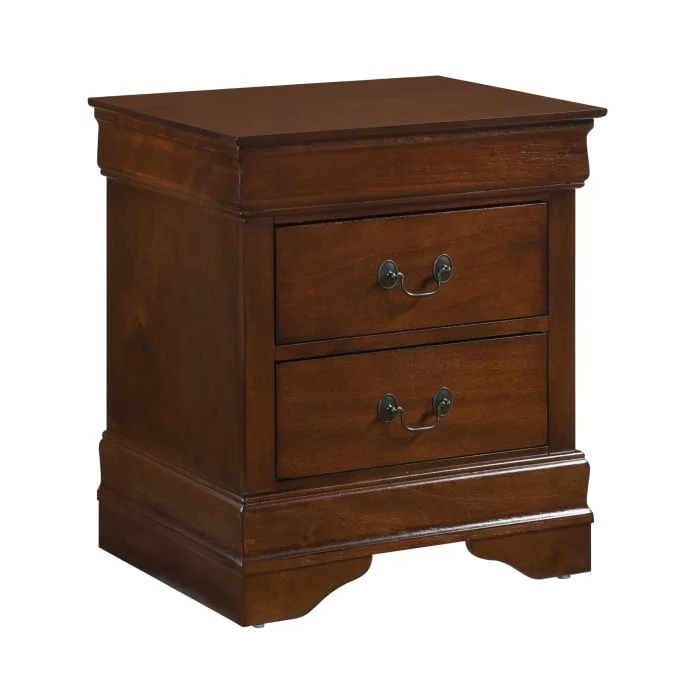 Traditional Two Drawer Night Stand