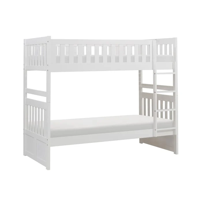 Transitional Twin Bunk Bed