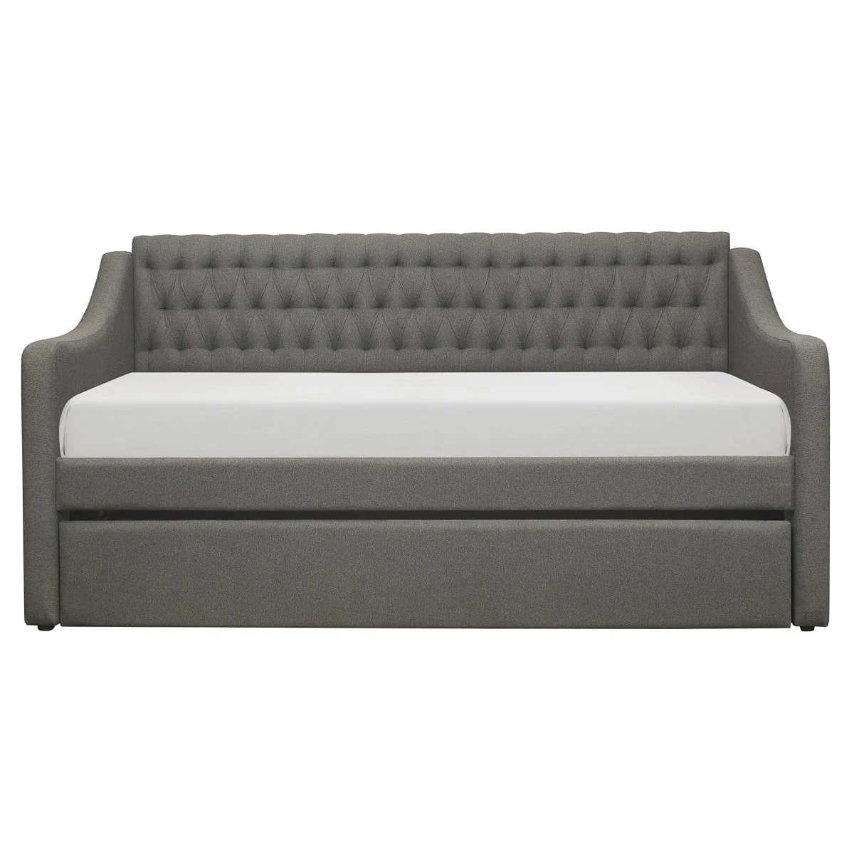 Transitional Upholstered Daybed with Trundle