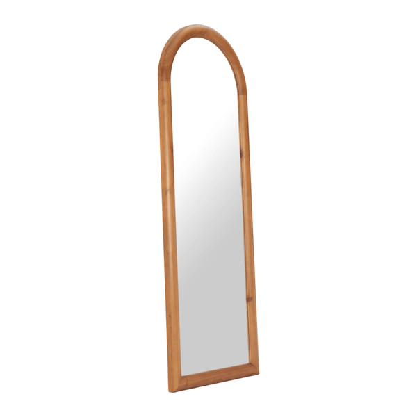 Tur Mirror Natural | Modern Architectural Wood Framed Mirror