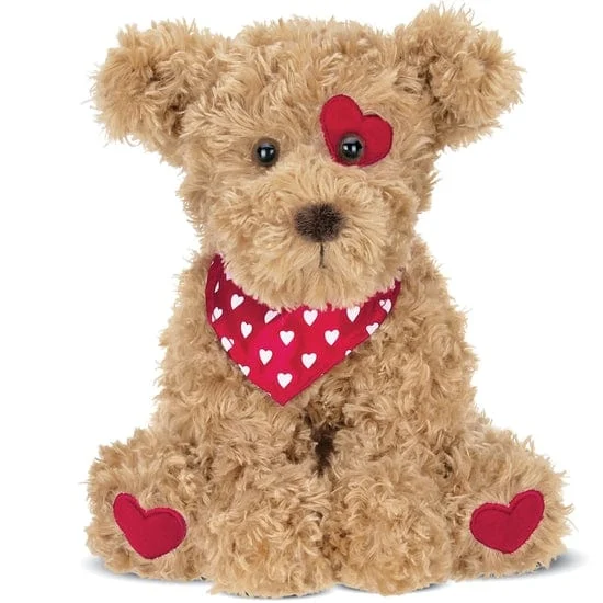 Valentine Plush Dog by Bearington Collection *