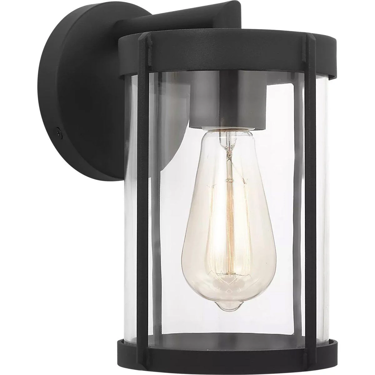 Vincent Clear Glass Outdoor Sconce - Small