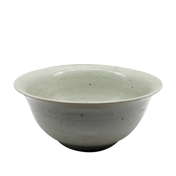 Vintage White Korean Bowl By Legends Of Asia