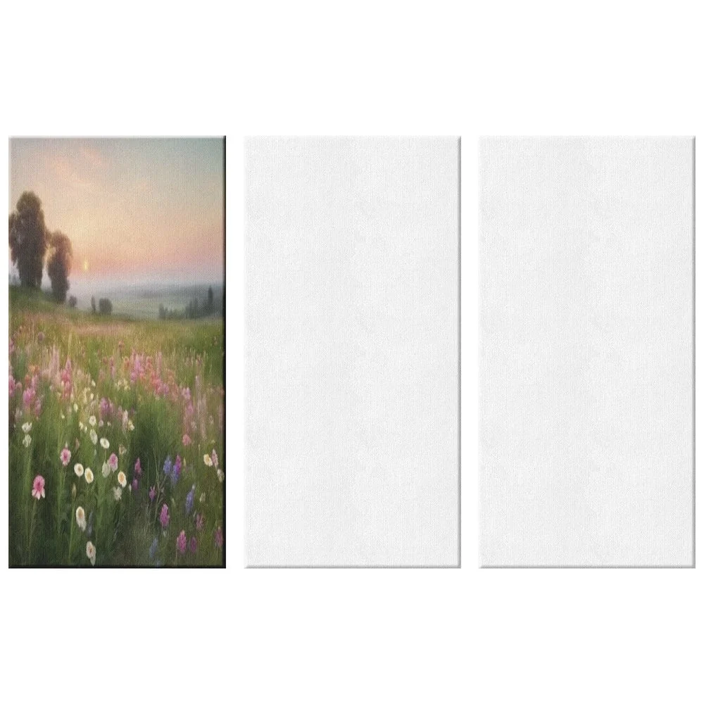 Vintage WildFlowers in a Field