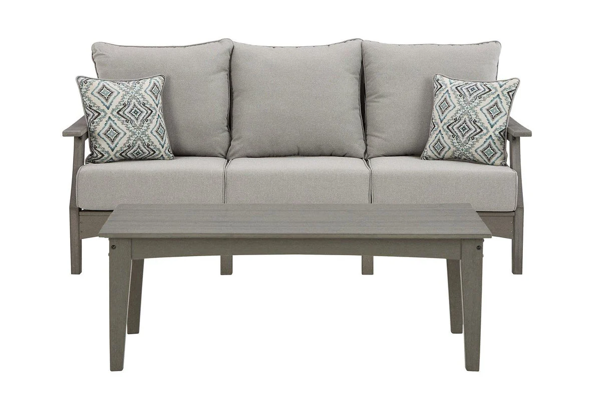 Visola Outdoor Sofa and Coffee Table