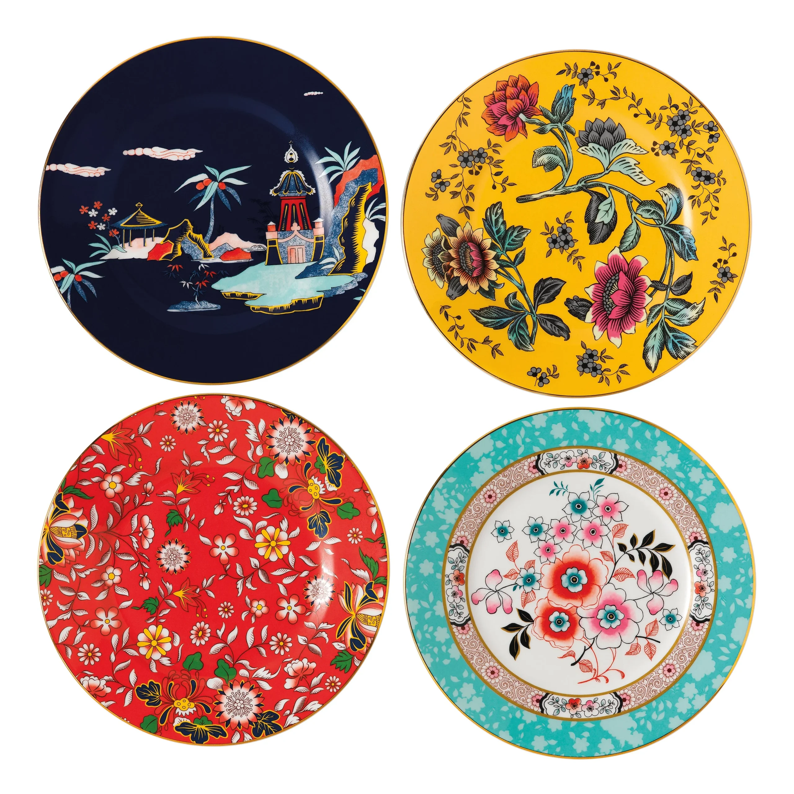 WedgwoodWonderlust Plate (Set of 4)