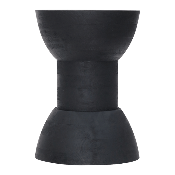 Wisdom Side Table Black | Matte Sophistication & Architectural Clarity